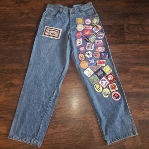 Vintage Jeff Hamilton Hardwood Classics NBA Patch Denim Jeans Men’s